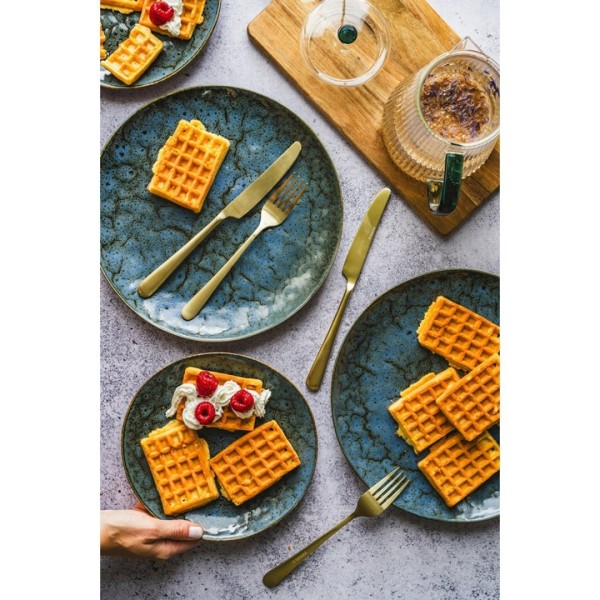 Набір для вечері Ombres на 6 осіб, 18 предметів, темно-сірий