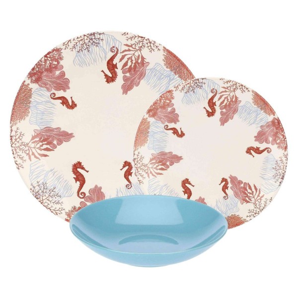 Serwis obiadowy Rose&Tulipani SEABED (dla 6 osób)