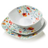 LEA SMOOTH Komplet obiadowy 18cz.miska 500ml 16,5/19,5/22cm