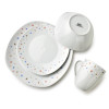LEA MINI Komplet obiadowy 16cz.  kubek 370ml/miska 500ml 17/19,5/25,5cm