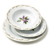 LEA LILAC Komplet obiadowy 18 elementów 21,8cm/19,2/27cm talerz zupa 220ml