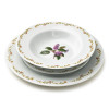 LEA LILAC Komplet obiadowy 18 elementów 21,8cm/19,2/27cm talerz zupa 220ml