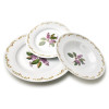 LEA LILAC Komplet obiadowy 18 elementów 21,8cm/19,2/27cm talerz zupa 220ml