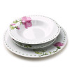 LEA MALLOW Komplet obiadowy 18 elementów 21,8cm/19,2/27cm talerz zupa 220ml