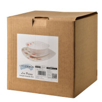 LEA POPPY Komplet obiadowy 18części miska 500ml 16,5cm/18cm/24cm