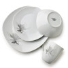 MAGNOLIA Komplet obiadowy 16 cz.  kubek 370ml/miska 500ml 17/19,5/25,5cm