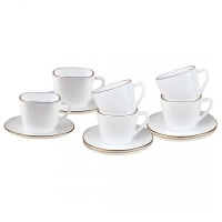 Кавовий набір KINGHOFF OPAL KH-1930 з 6 чашок з блюдцями