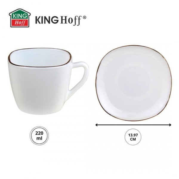 Zestaw kawowy Kinghoff OPAL KH-1930 (6 filiżanek ze spodkami)