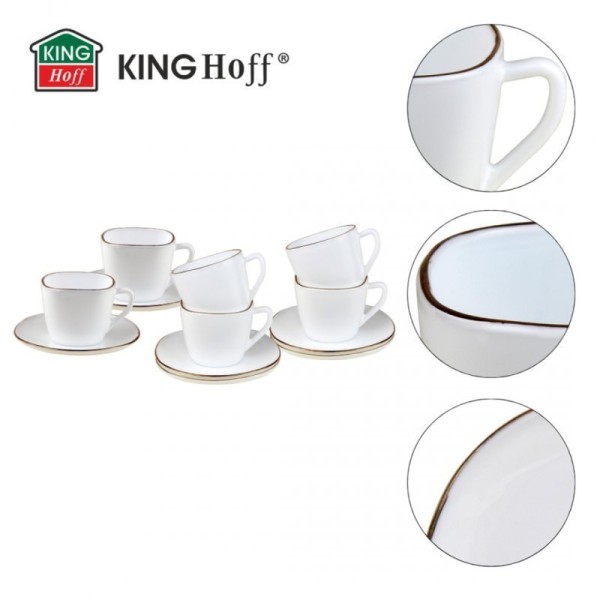 Zestaw kawowy Kinghoff OPAL KH-1930 (6 filiżanek ze spodkami)