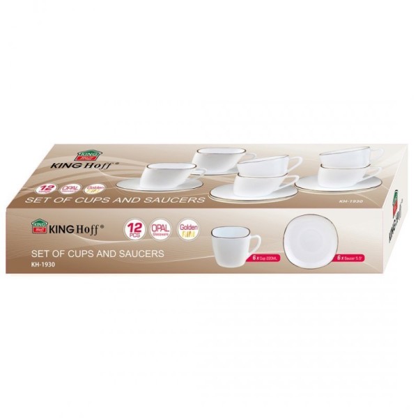 Zestaw kawowy Kinghoff OPAL KH-1930 (6 filiżanek ze spodkami)