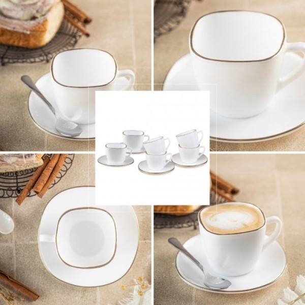 Zestaw kawowy Kinghoff OPAL KH-1930 (6 filiżanek ze spodkami)