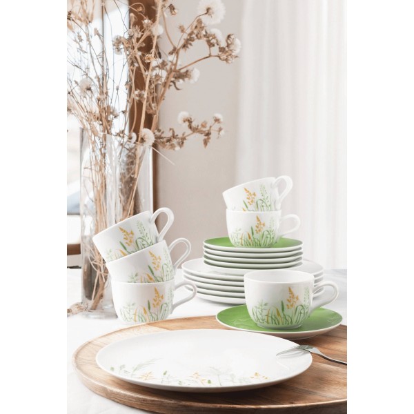 Serwis kawowy Seltman Weiden MEADOW GRASSES GREEN (6 osób)