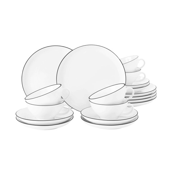 Serwis do herbaty Seltman Weiden LIDO BLACK LINE (6 osób)