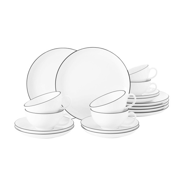 Serwis do herbaty Seltman Weiden LIDO BLACK LINE (6 osób)