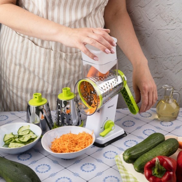 Tarka bębnowa do warzyw i sera Kinghoff KH-1960 (metalowa)