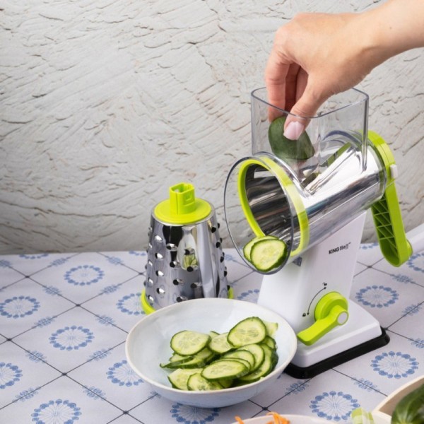 Tarka bębnowa do warzyw i sera Kinghoff KH-1960 (metalowa)