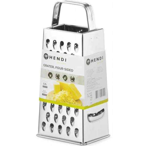 4-стороння терка для овочів з нержавіючої сталі - Hendi 443002