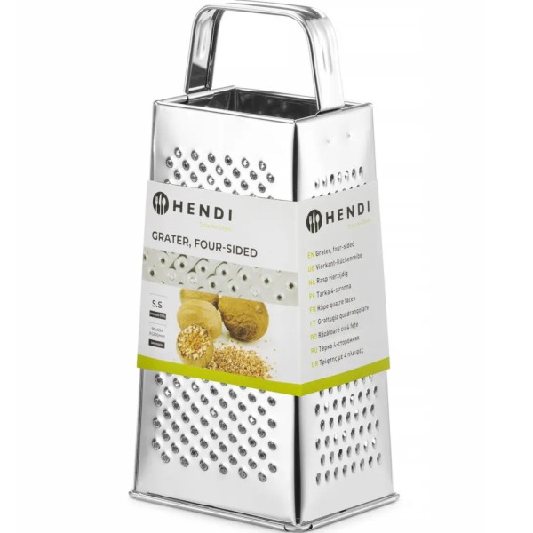 4-стороння терка для овочів з нержавіючої сталі - Hendi 443002