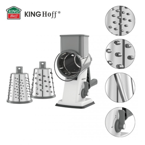 Tarka bębnowa do warzyw i sera Kinghoff KH-1959 (metalowa)