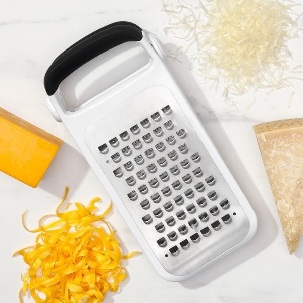 OXO-Подвійна терка для овочів, біла, з гарним хватом