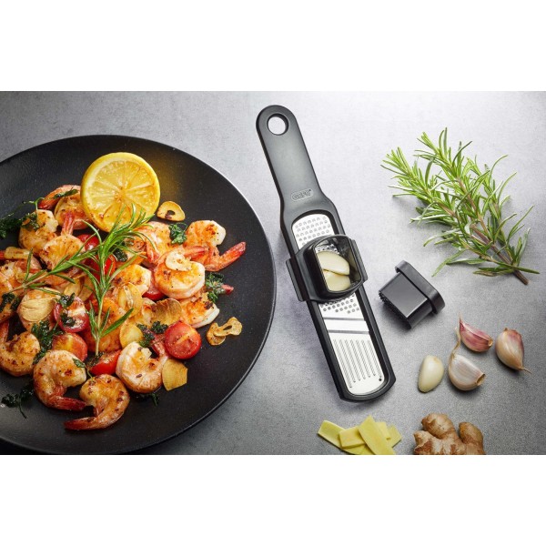 Tarka i slicer do czosnku Gefu RAFINO (ze stali nierdzewnej)