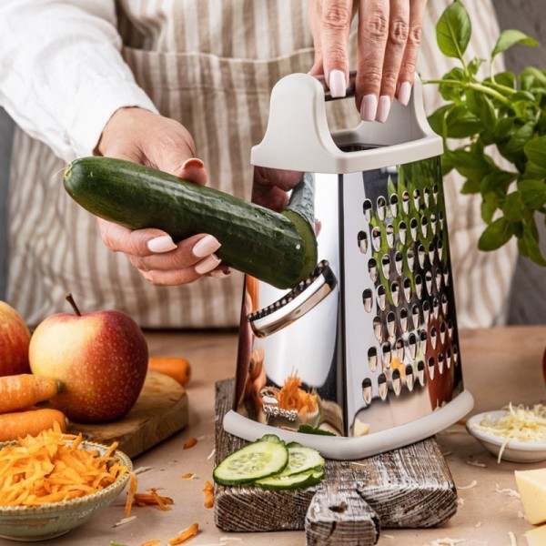 Tarka czterostronna Kinghoff KH-1990 (stal nierdzewna)