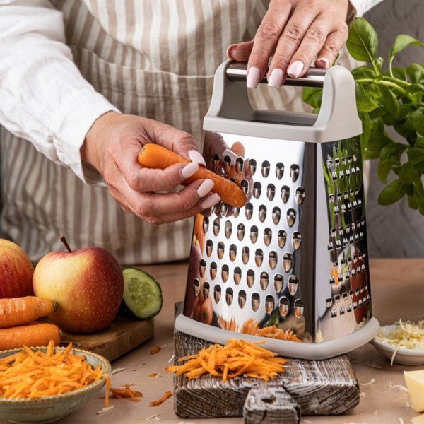 Tarka czterostronna Kinghoff KH-1990 (stal nierdzewna)