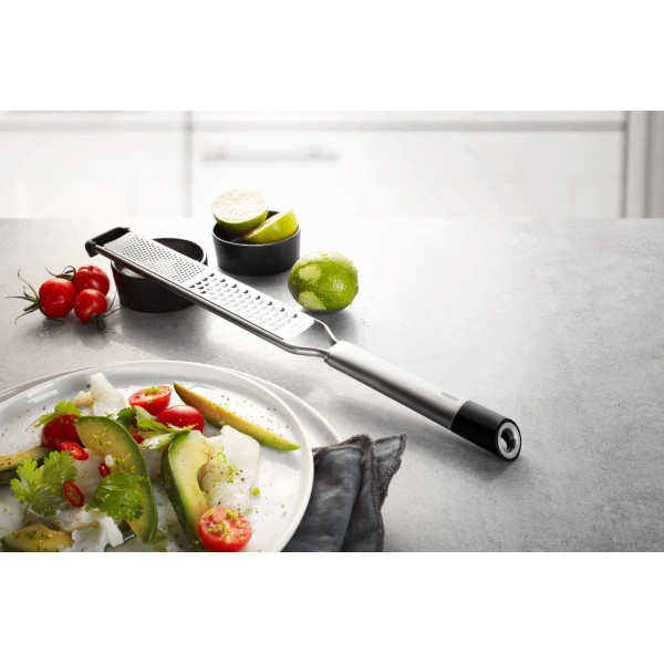 Wąska tarka podwójna Gefu PRIMELINE (stal nierdzewna)