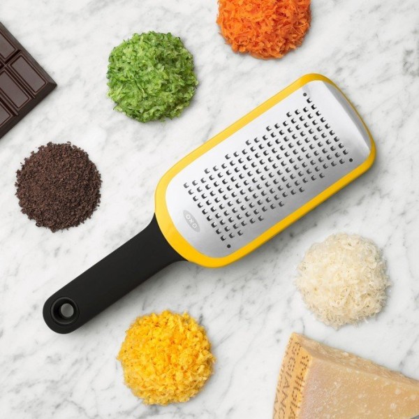 Тертка OXO-Handheld Grater Mesh M жовта/чорна GoodGrips