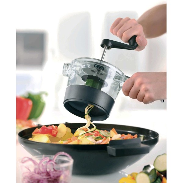 Krajacz do warzyw Gefu SPIRALFIX® (spiralizator)