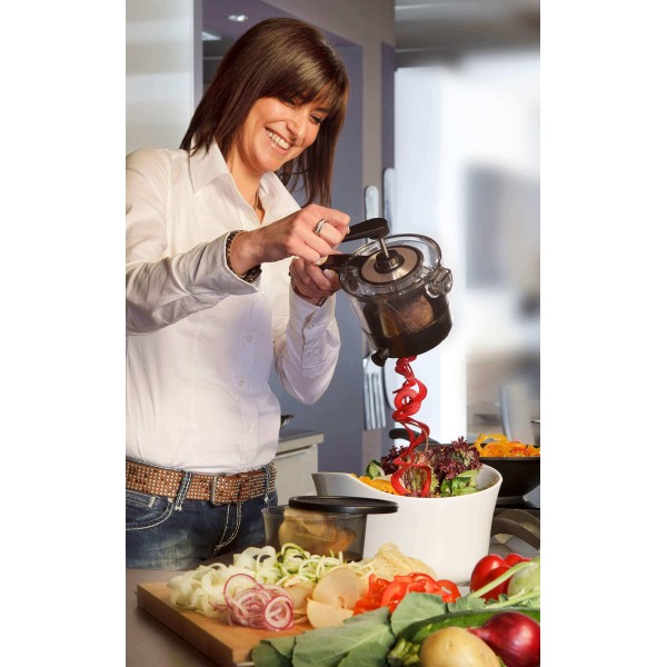 Krajacz do warzyw Gefu SPIRALFIX® (spiralizator)