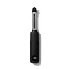 Овочечистка OXO-Serrated, пряма, чорна, з гарним зчепленням