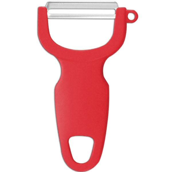 Горизонтальна овочечистка, довжина 110 мм, червона