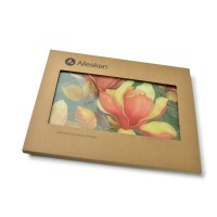 Aria Deska szklana 40x30cm magnolia