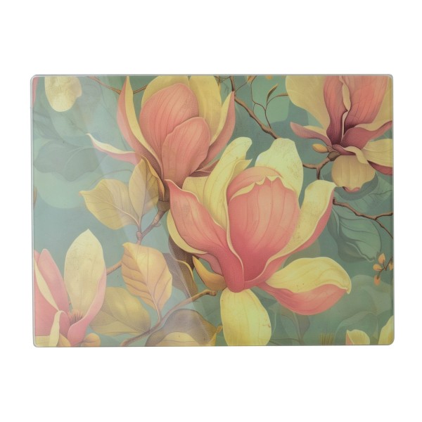 Aria Deska szklana 40x30cm magnolia