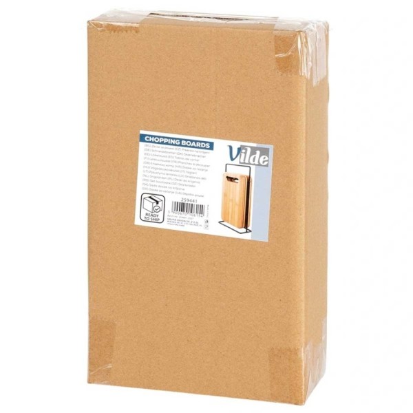 Zestaw desek do krojenia VILDE 259441 (4 szt. bambus, 22x14 cm)