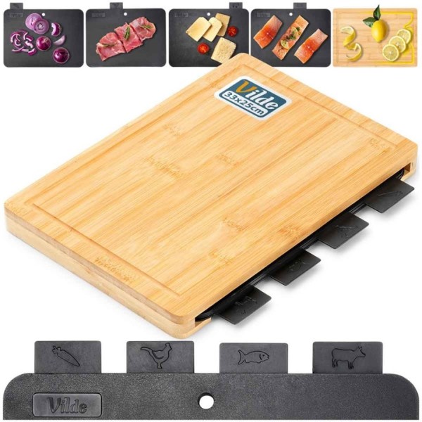 НАБІР З 5 КУХОННИХ ДОСІВОК НА ПІДСТАВЦІ 259726