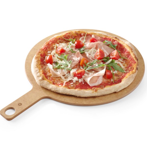 Сервірувальна дошка для піци та закусок з ручкою, діаметр 406 мм