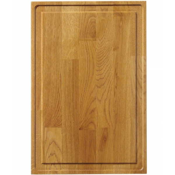 Дубова сервірувальна дошка 42x28 см, товщина 4 см