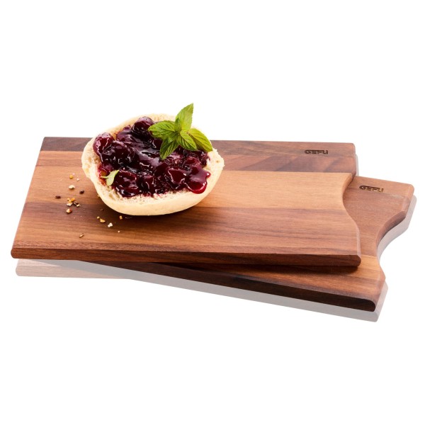 GEFU ENNO 2 дошки для сніданку, горіхове дерево 24 x 14,5 см