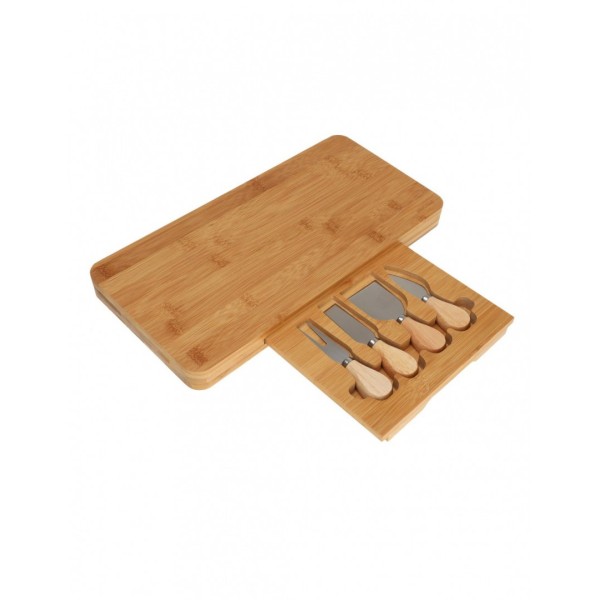 ДОСКА ДЛЯ НАРІЗАННЯ ТА ПОДАЧІ СИРУ З 5 ШМАТОЧКАМИ KINGHOFF KH-1567