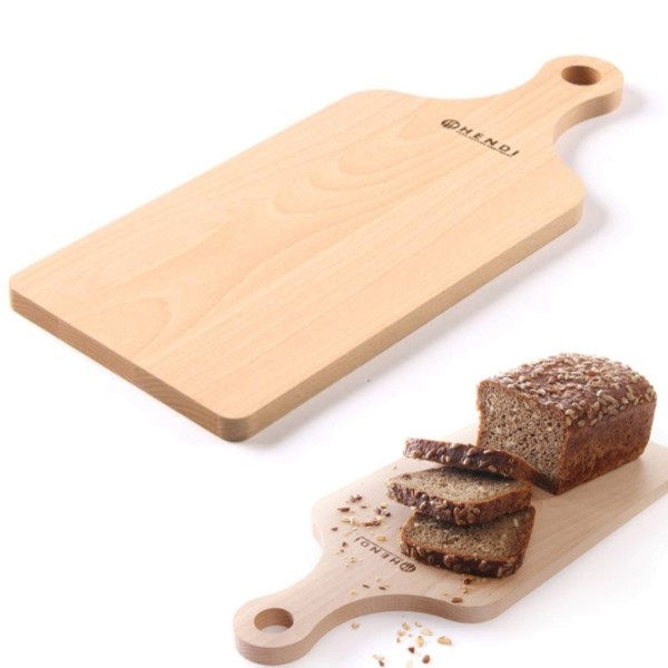 Обробна дошка з ручкою з бука - Hendi 505106