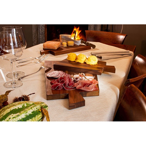 Обробна дошка ARTELEGNO SIENA з горіхового дерева 20 x 30 см