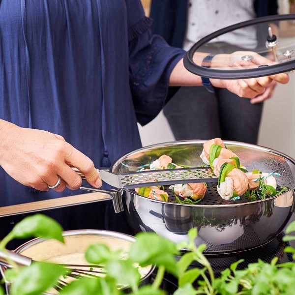 Łopatka perforowana długa Roesle 32cm (silikon)