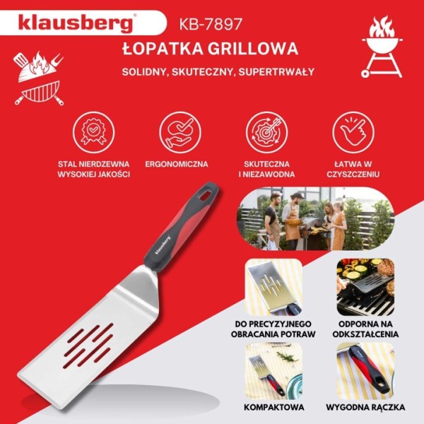 Łopatka do grilla Klausberg KB-7897 (36 cm)