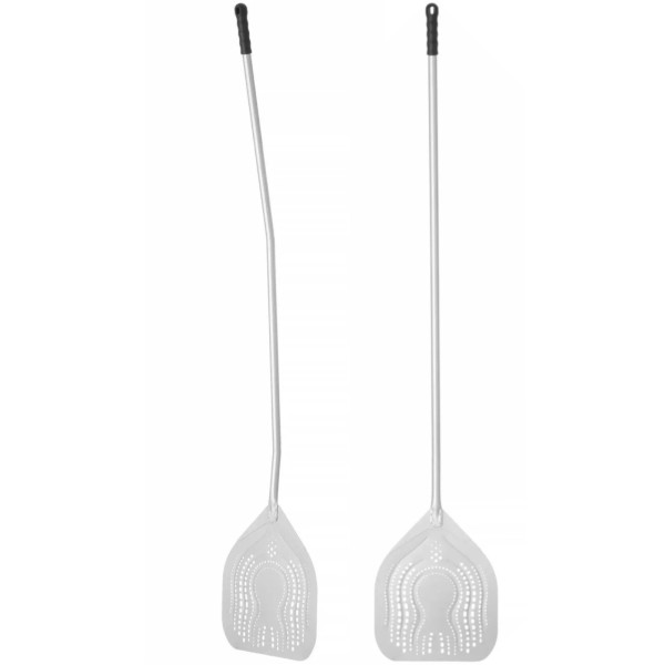 Квадратна перфорована лопатка для піци Arena з вигнутою ручкою 350 x 1840 мм