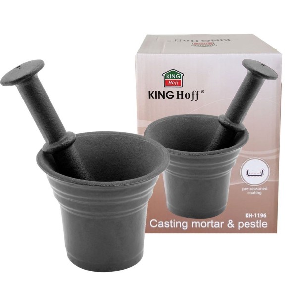 Чавунна ступка KiNGHOFF Ø10,5 см KH-1196