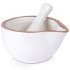 Moździerz kuchenny EH EXCELLENT HOUSEWARE 259320 (ceramiczny, biały)