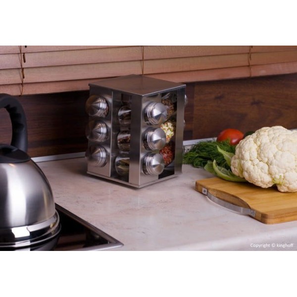 Zestaw pojemników na przyprawy Kinghoff KH-4008 (13 elementów)