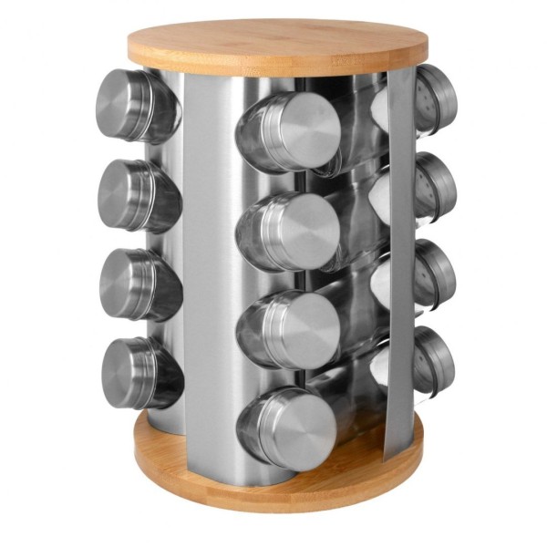 Zestaw pojemników na przyprawy Brunbeste BB-2734 (17 elementów)